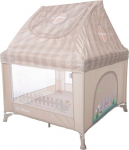 Reisivoodi katusega Lorelli My Place, beež, 100x100x125 cm