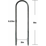 Batuudid, roostekindlad batuudi ankrud, 8 PC raskeveokite U-t&uuml;&uuml;pi terasvaiad maapinna stabiilsuse tagamiseks,