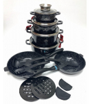 Zilner ZL-8535 pottide ja pannide komplekt, 17 tk