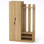 Esiku riidekapp Kompanit NINA, pruun