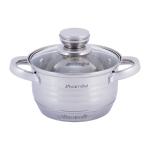 Roostevabast terasest pott, kaanega 1,5L/16*9,5cm