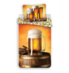 Voodipesukomplekt Beer, 140 x 200 cm + padjap&uuml;&uuml;r 70 x 90 cm