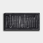 Reproduktsioon K&ouml;&ouml;gin&otilde;ud (black and white)