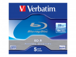 Verbatim Blu-ray kettad, 25GB, 5 tk