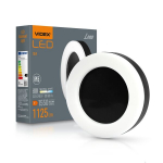 V&auml;lisvalgusti LED 15W, IP65 Videx, must+valge