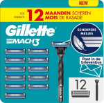 Komplekt Gillette Mach3: pardel + pardliterad, 12 tk.