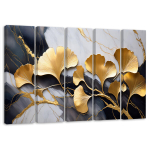 Seinapilt, Ginko Botanicalsi lilled marmorhall kuldne