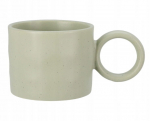 Porcelaanist kruus k&otilde;rva 370ml dekoratiivse t&auml;pilisega