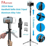 Telefonihoidja Fangs 1750mm traadita selfie -pulga statiiv koos nutitelefonide LED -valgustusega - stiil 05