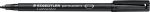 P&uuml;simarker Staedtler, M, 0,8mm, must