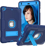 Kott iPad 6/5 9,7" soomustatud koos statiiviga Sinine
