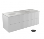 Vannitoakapp koos kraanikausiga Besco Akya Linea, valge