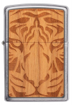 Tulemasin Zippo Woodchuck 49707 Cherry Tiger Head
