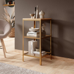 Raamaturiiul Furniture Rolin, pruun
