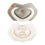 Silikoonist lutid Canpol Babies Light touch Koerad, 6-18 kuud, 2 tk.