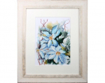 Ristpistes tikkimiskomplekt "Helesinine elul&otilde;ng", 23.5 x 31.5, RTO