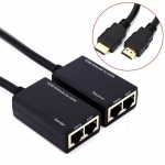 HDMI-LAN-KONVERTERI KAABEL &Uuml;LE RJ45 KEERDPAAR 30M