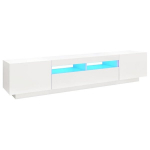 vidaXL telerialus LED-tuledega, valge, 200 x 35 x 40 cm
