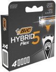 BIC Razor heads HYBRID 5 FLEX (4 pcs)