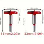2-osaline YGK8 karastatud sulamipuuride komplekt, 35 mm., 53 mm medžio apdirbimo grąžtas 2 vnt