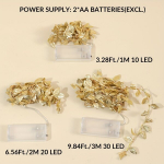 Lehekaunistusega LED Tuled, 5 metrai