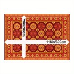 Luksuslik Kunstkasmiir Vaip Lillemustriga, 79 * 118 colių / 200 * 300 cm