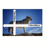 &Uuml;ksildane Hunt Disain Libisemisvastane Vaip - 1200g/m&sup2; Kunst Kashmir, 12mm Paks, Pestav Kodutekstiil., 79 * 118 colių / 200 * 300 cm