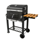 S&ouml;egrill malmrestiga, 113,5 x 50 x 107 cm, pruun