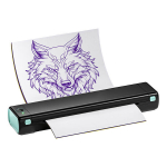 Phomemo tattoo kaasaskantav etiketiprinter (must ja roheline)