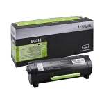 Laserprinteri kassett Lexmark 502HE Black Toner Cartridge High Corporate (5k) for MS310d, MS310dn, MS410d, MS410dn, MS510dn, MS610dn, MS610de