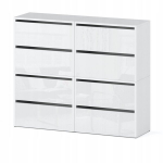 Jalatsiriiul Fluxar SC-1280 100x120x36 cm Valge