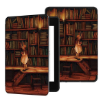 Smart Case graafiline &uuml;mbris Kindle Paperwhite 4 jaoks (raamatukogut&uuml;druk)