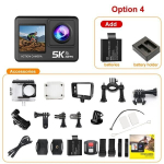 Seiklus- ja vabaajakaamera AUK Action Camera - 4K60 kaadrit sekund