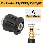 Pneumaatiline Kiirkinnitus Adapter Karcher K-seeria jaoks, Kl&otilde;ps naine M22 mees Keermega &Uuml;hendus Koppel - Survepesuri Tarvik., A