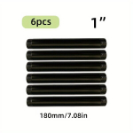 6-Pack Mustad Metalli Toru Liitmikud, 1-Tolli Stutsiots Dekoratsioonid, 17,98 cm