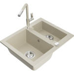 Pool-topelt graniidist valamu Mexen Carlos koos k&ouml;&ouml;gisegistiga Flora, beež - 6518-69-670401-09