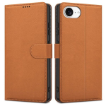 Telefoni&uuml;mbris Fancy Wallet Samsung A566 A56 5G pruun
