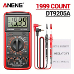 ANENG DT9205A-12 1999 loendused Digitaalne Multimeeter AC/DC Pinge Vool Tester Elektriline M&otilde;&otilde;teseade Professionaalne Analoog Multimeeter, DT9205A-12 Raudona dėžutė
