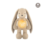 Valge m&uuml;ra ja valgusega magamism&auml;nguasi myHummy Bunny Beige 5in1