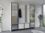 Esiku komplekt Eden plus 18, valge/must