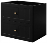 Vannitoakapp, rippuv, must GUSTO 60 x 46 x 57 cm