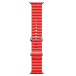 iWear S1 soonega pehme silikoonist 20 mm rihm Apple Watchile 49 mm / 45 mm / 44 mm / 42 mm punane