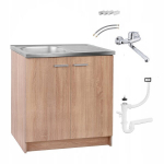 K&ouml;&ouml;gikapp sonoma valamu seinale paigaldatav segistuskraan n&otilde;udepesumasina sifoon 80cm