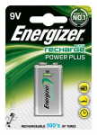 Energizer 175mAh NiMH 9V Rechargeable, 1 tk.