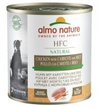 Almo Nature HFC Natural, koertele, kana porgandi ja riisiga, 280 g