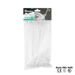 Kaablisidemed Bradas 4,8 x 200 mm, 100 tk., avatavad, Neutral