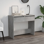 vidaXL konsoollaud, betoonhall, 89x41x76,5 cm, puitlaastplaat, Pilka