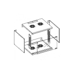 Kapp Techly Eco 19" 6U/320mm, kokkupandud