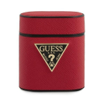 Guess Saffiano &uuml;mbris Airpods 1/2 jaoks, punane