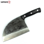 Nuga Samura MadBull Serbia, 3 x 110 x 180 mm, musta G10 k&auml;epidemega Aus-8 60 HRC